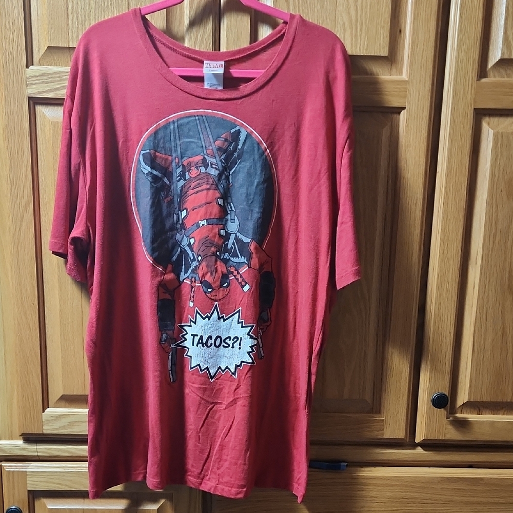 Marvel Red Deadpool T-shirt